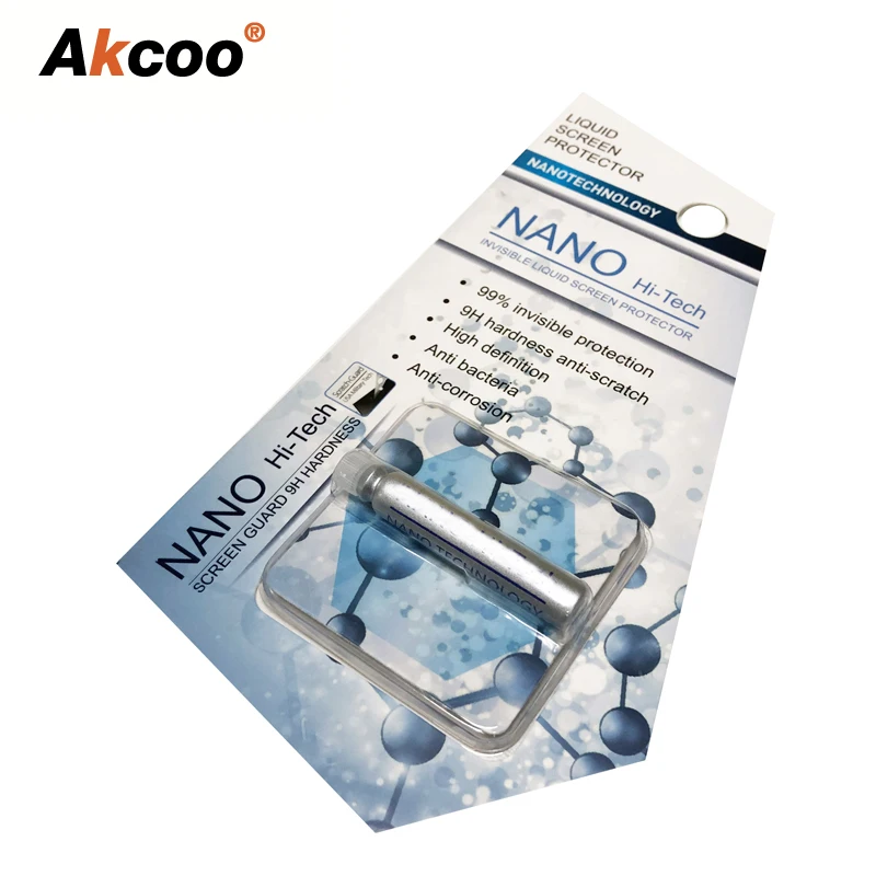 Original Nano Liquid Screen Protector with Scratch Resistant 9H Hardness for Smartphones Tablets Watches and any glass screen