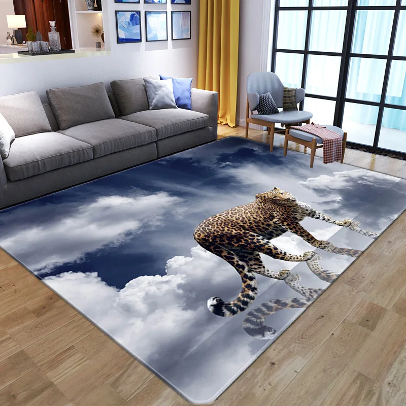 

Living Room Coffee Table Sofa Print Animal Carpet Room Bedroom Bedside Tatami Simple Modern Carpet