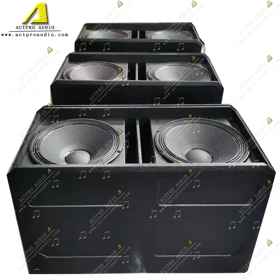 Двойной 18-дюймовый сабвуфер профессиональный аудиодинамик | Электроника