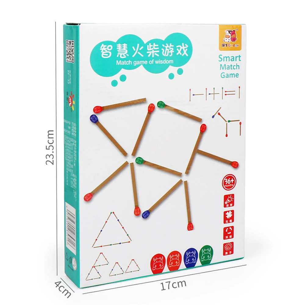 

Montessori Match Game Toy Colorful Counting Sticks Mathematics Teaching Aid Children's Logical Thinking Training Matching Toy
