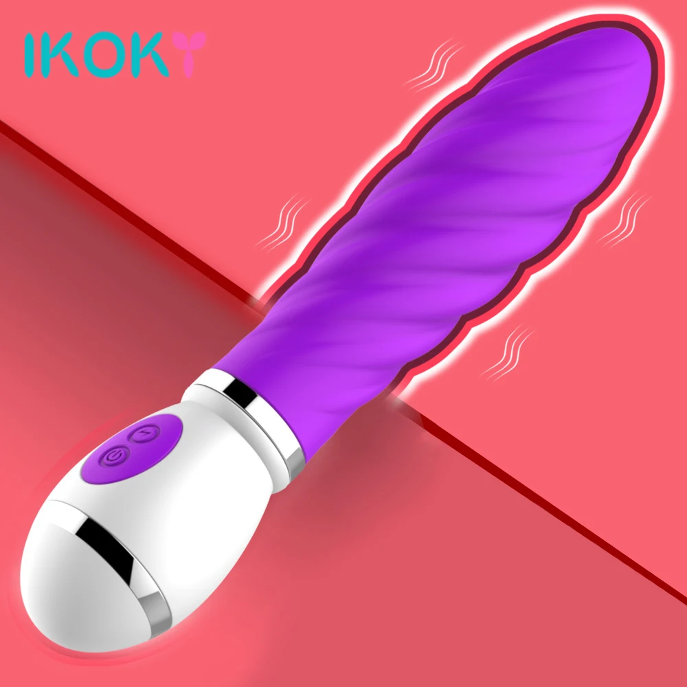 IKOKY 12 Скоростей фаллоимитатор вибратор волшебная палочка вращение на 360 градусов