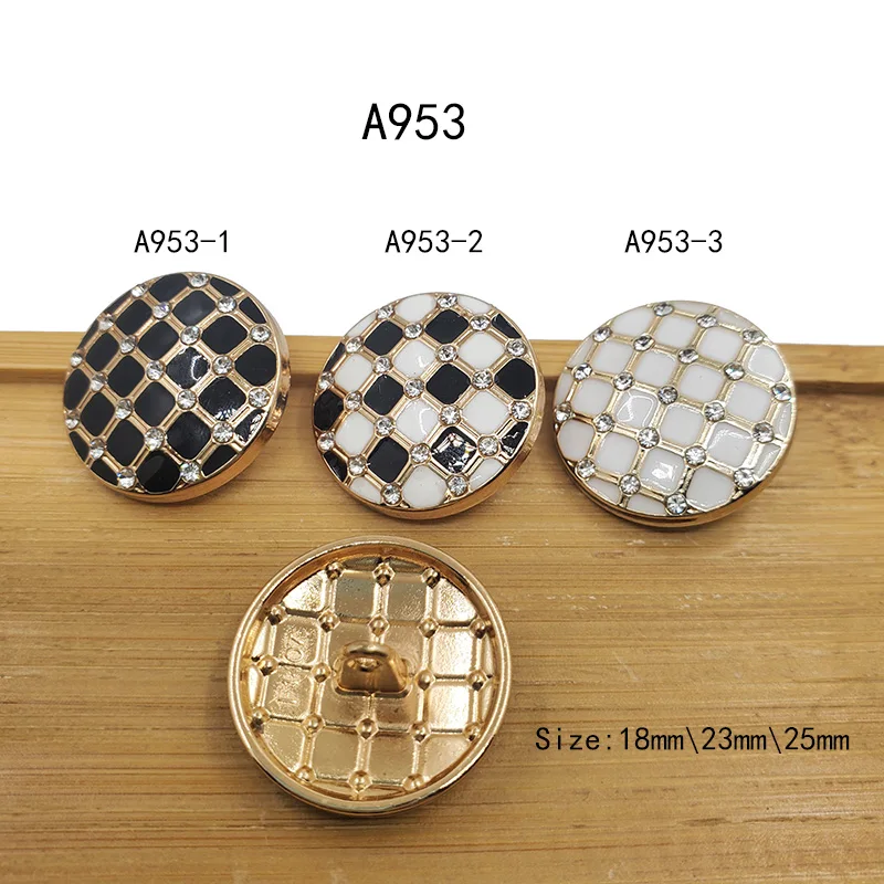 

6pcs/lot circular metal button sewing supplies DIY buttons with the same specifications can be mixed and purchased.