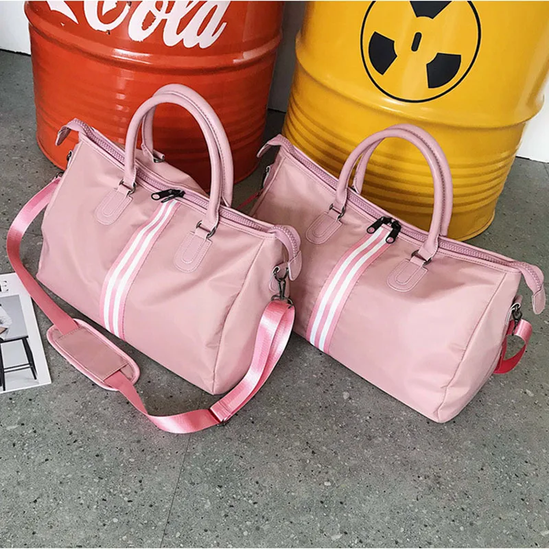 Брендовая дорожная сумка водонепроницаемые полосатые дорожные сумки и фитнес