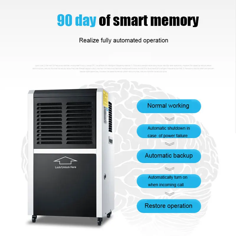 Коммерческий промышленный осушитель DOROSIN 60 л/день воздуха умная электрическая