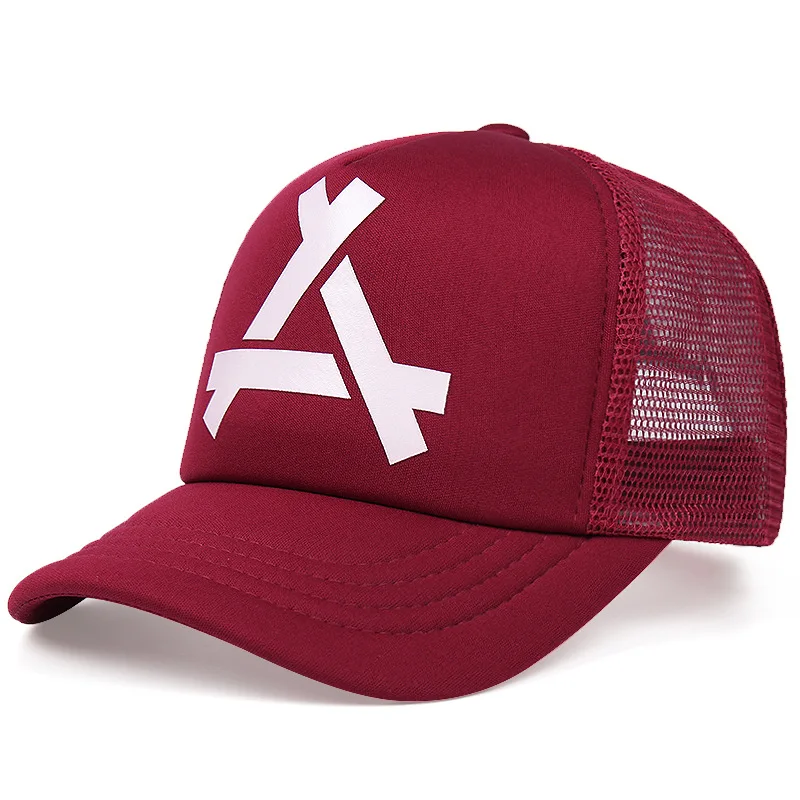 

Сетчатая дышащая бейсболка с надписью для женщин и мужчин, летняя спортивная бейсболка, повседневные кепки, бейсболки унисекс, кепки в стил...