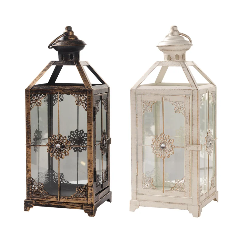 Скандинавский Ретро подсвечник металлическая ветровая лампа для гостиной