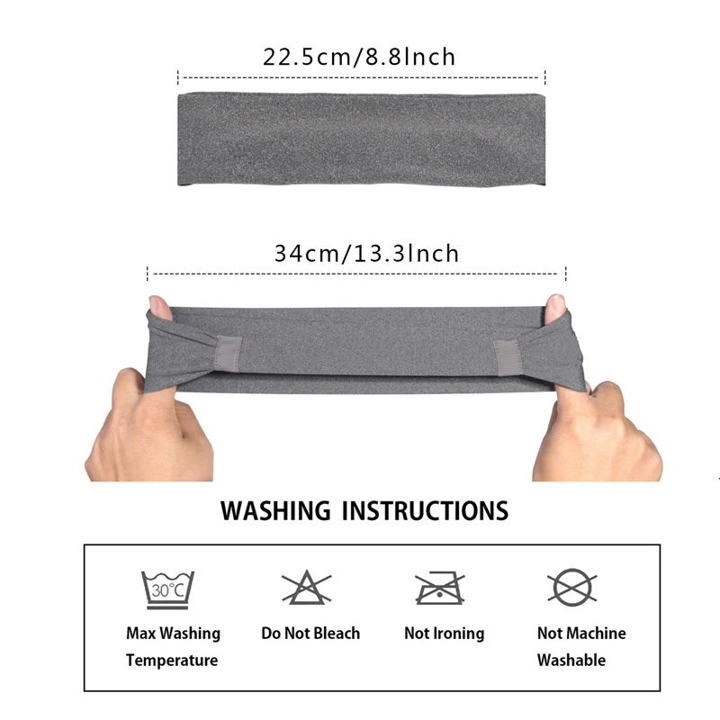 

Sports Headband Fitness Sweatband Yoga Anti-sweat Band Suitable For Exercise Tennis Running