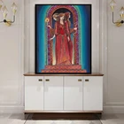 Художественный постер с изображением знаменистой богини перекрестков, языческая мифология, психоделическая богемная Цыганская ведьма, богиня