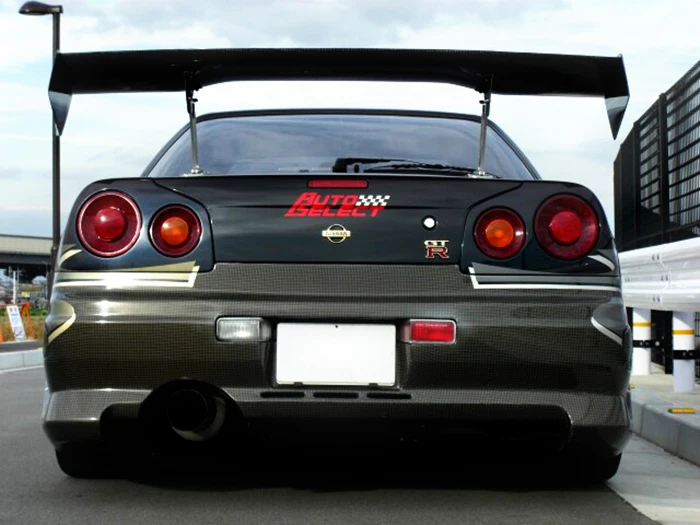 Автомобильные аксессуары для Nissan Skyline R34 как Стиль углеродного волокна GT Спойлер