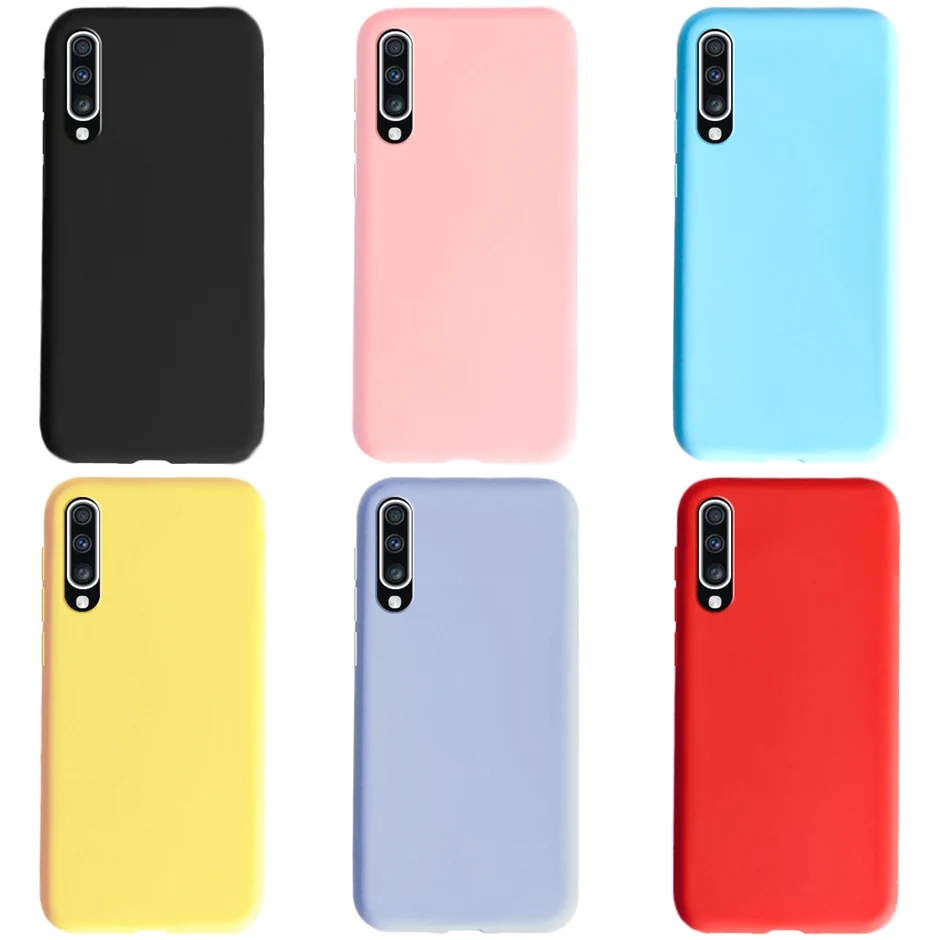 Мягкий чехол карамельного цвета из ТПУ для Funda Sasmung Galaxy A70 SM-A7050 A705F силиконовый Samsung