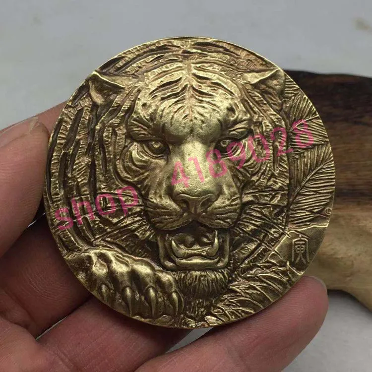 

Antique Collection, Year of the Tiger of the Twelve Zodiac Commemorative Medallion, Exquisite Crafts Collection