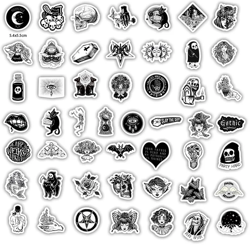 Наклейки для ноутбука ужасы аниме наклейки на телефон багаж скейтборд наклейка