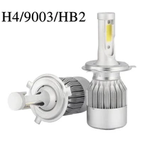 2pcslot cob h4hb29003 10800lm 36w led car headlight kit hilo turbo light bulbs 6000k