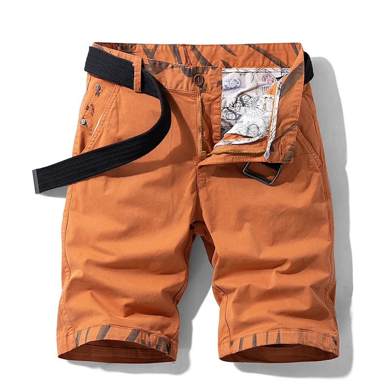 2021 cargo shorts men summer hot sale cotton casual fashion solid pocket classics brand plus size pants men beach shorts free global shipping