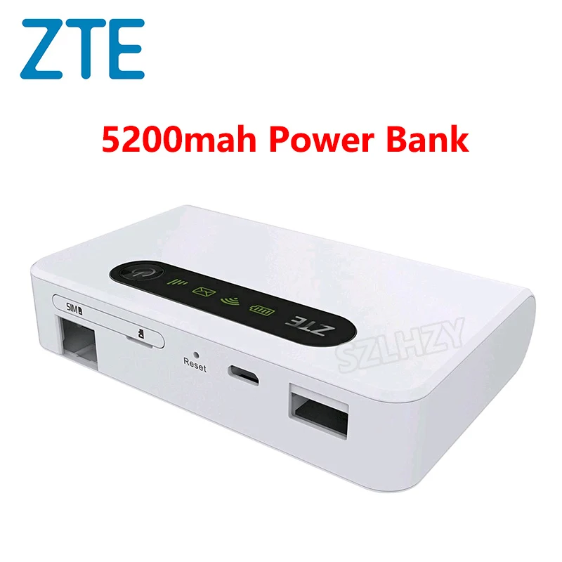 Открыл zte MF903 4G LTE карман Wi-Fi маршрутизатор 5200 mah Мощность банка с Lan Порты и разъёмы 4G маршрутизатор rj45 МИФИ Беспроводной модем мини Hotspot