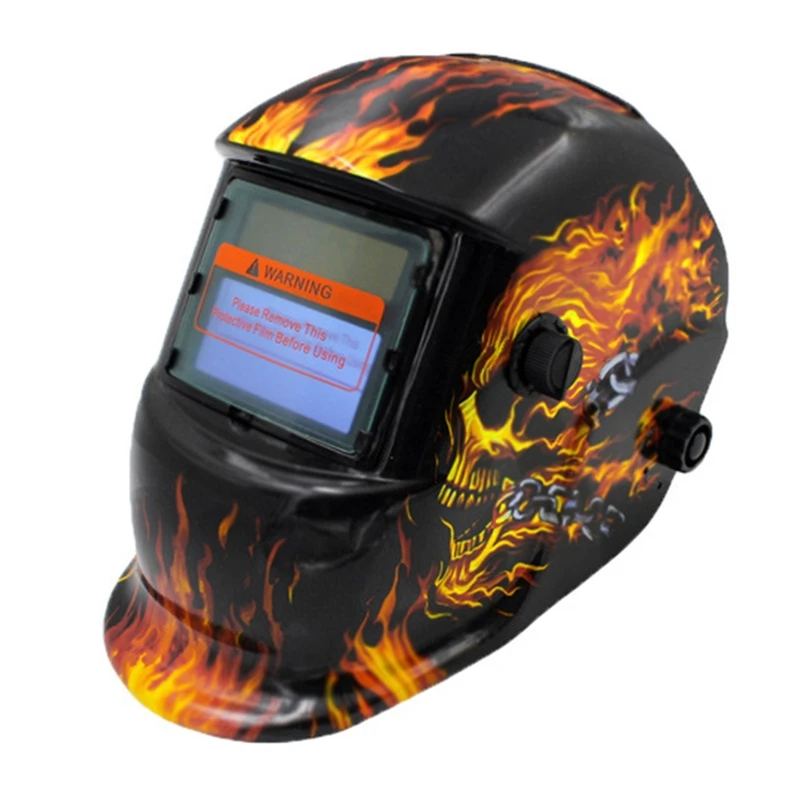

Welding Helmet Solar Powered Auto Darken Hood with Adjustable Shade Range 9-13