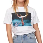 Женская футболка с принтом Грязных танцев, женская футболка с коротким рукавом и надписью, летняя футболка в стиле Харадзюку с круглым вырезом в стиле панк, повседневный женский топ
