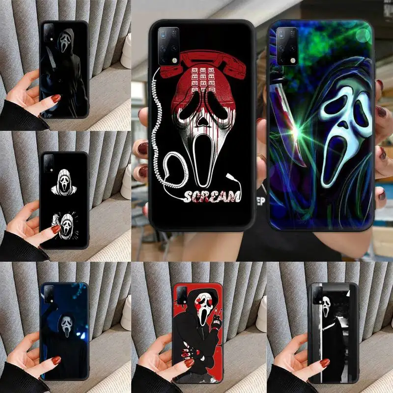 

Ghostface Scream Phone Case for Samsung S6 S7 S8 S9 S10 edge plus S10 5G S20 S21 S30ultrs 5G Fundas Cover