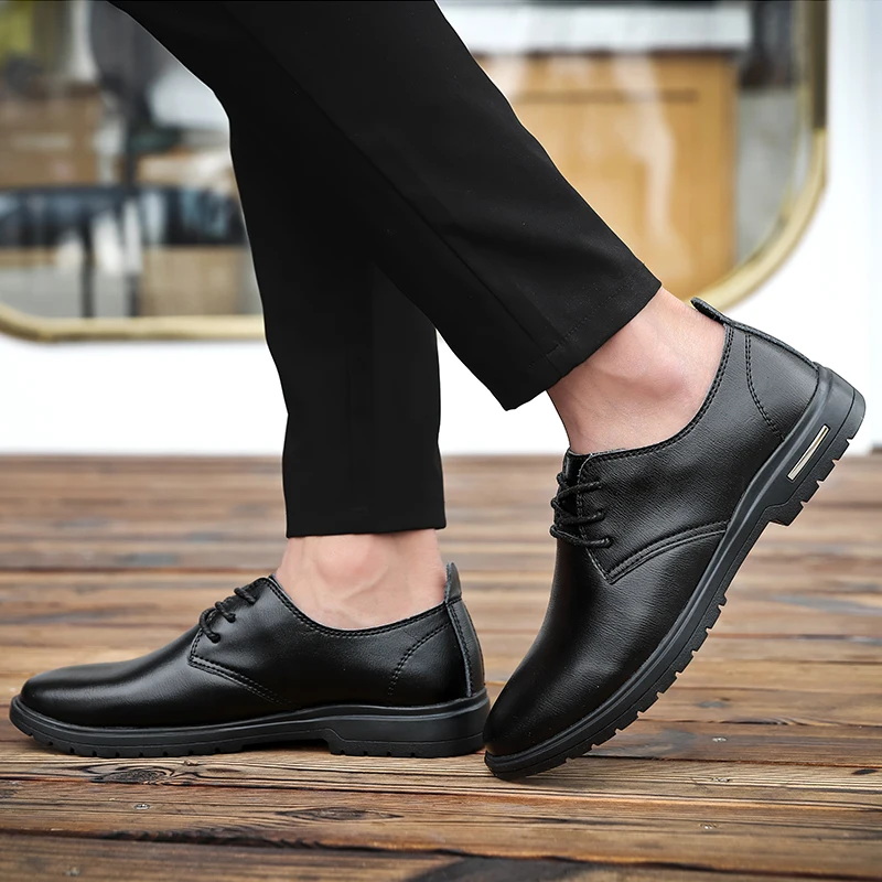 

fashion men leather shoes outdoor breathable lace-up casual shoes comfortable trend shoes cool loafers flats big size 48