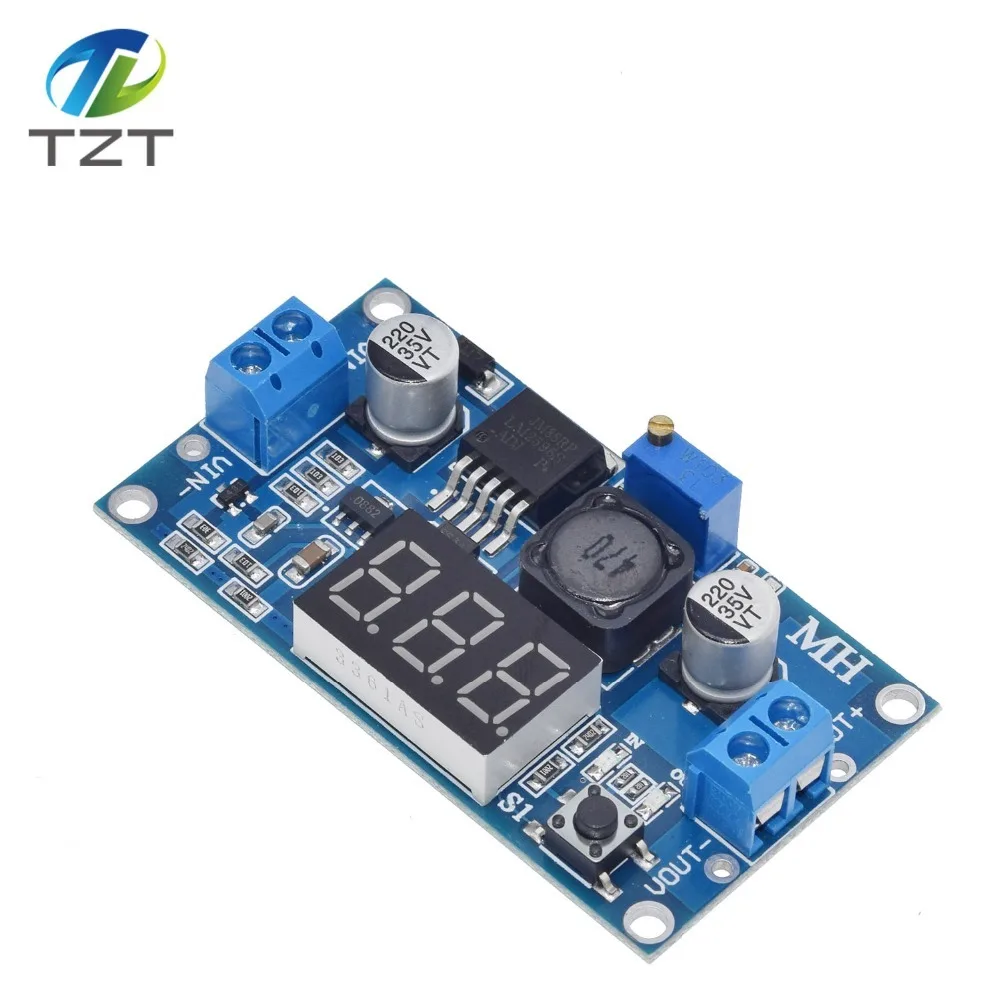 LM2596HVS LM2596, модуль источника питания с DC-DC бак 3A настраиваемый понижающий модуль-регулятор ультра LM2596S понижающий 24V переключатель 12V 5V 3В