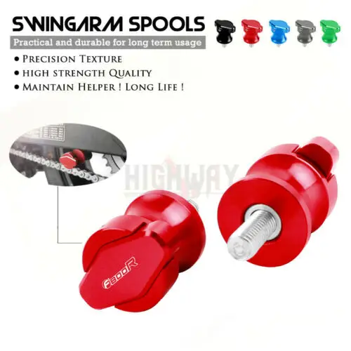 Мотоциклетные CNC катушки из алюминиевого сплава ползунок стенд винтовые болты