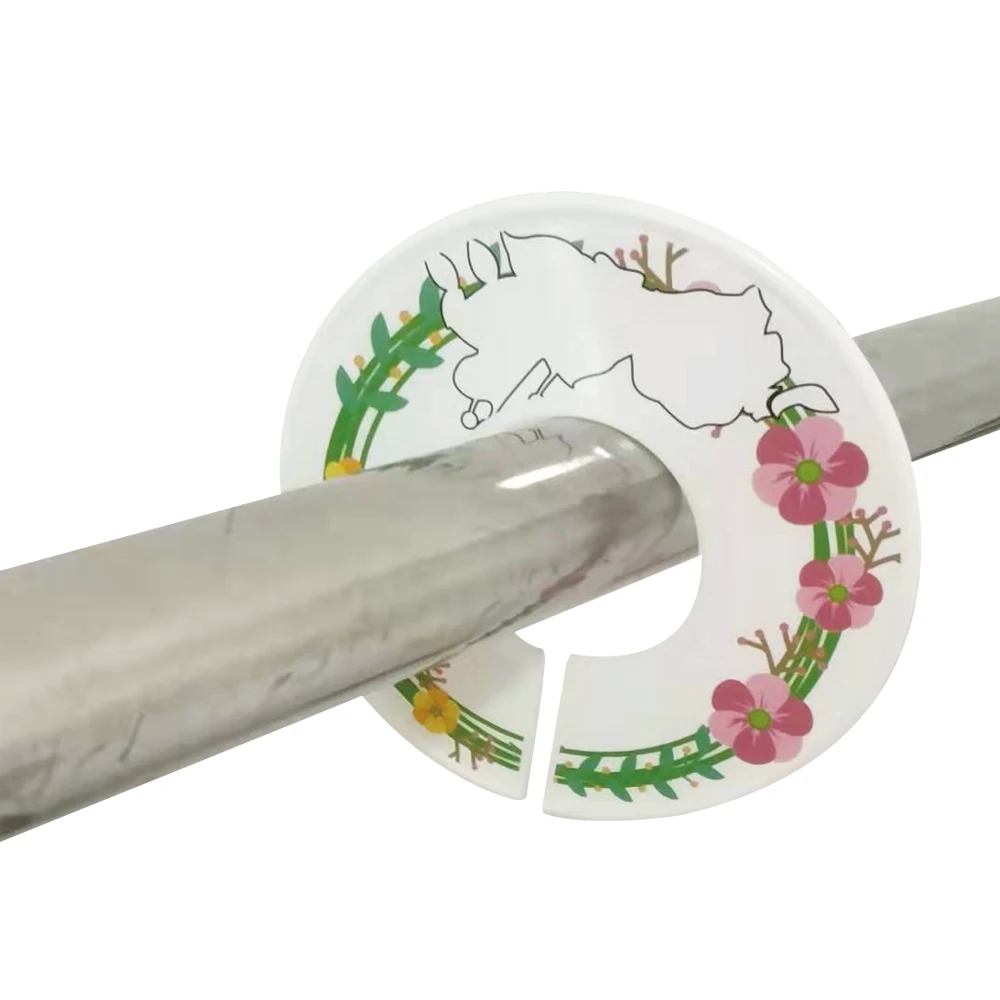 7 штук разделителей для гардероба детской одежды размер дивайдер комплект на заказ с индивидуальной печатью OEM.