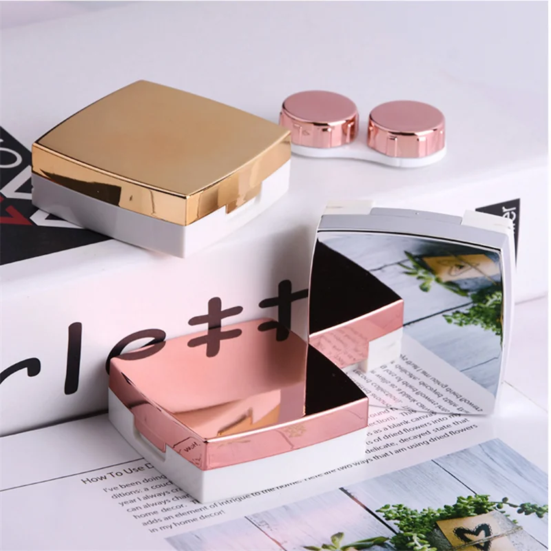 Дорожный портативный пластиковый чехол для контактных линз мужчин и женщин