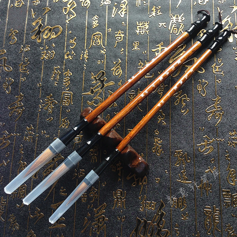 3 шт./компл. китайской каллиграфии кисти пера волос ласки рисующей щетки для