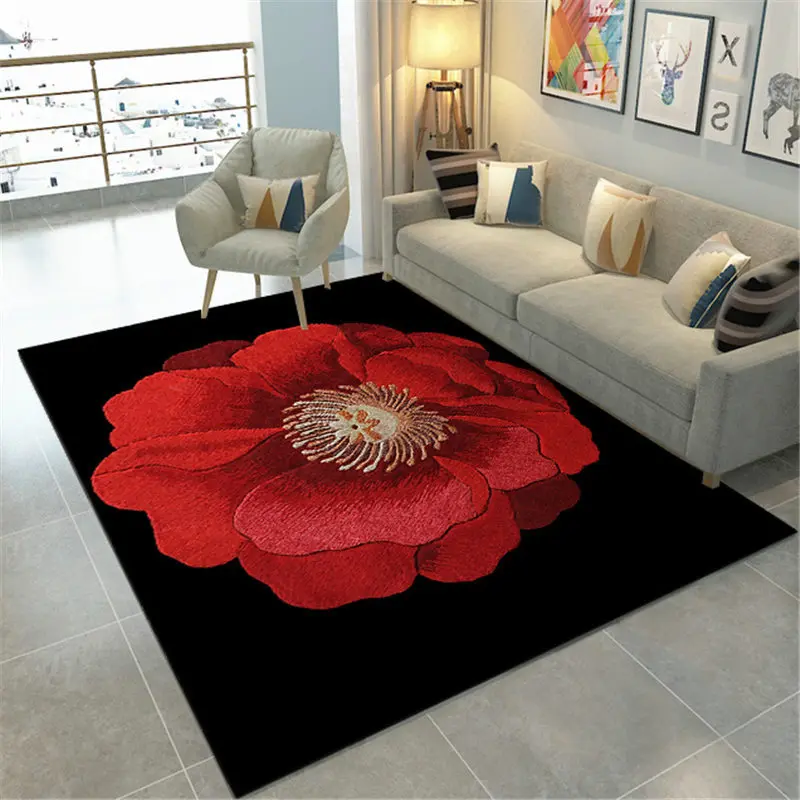 

Акция Новый стильный современный розовый серый мраморный цветок мозаика гостиная спальня декоративная кровать кухонный ковер пользовател...