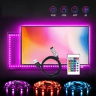 Светодиодная лента RGB для подсветки телевизора, 24 клавиши, USB, 12345 м