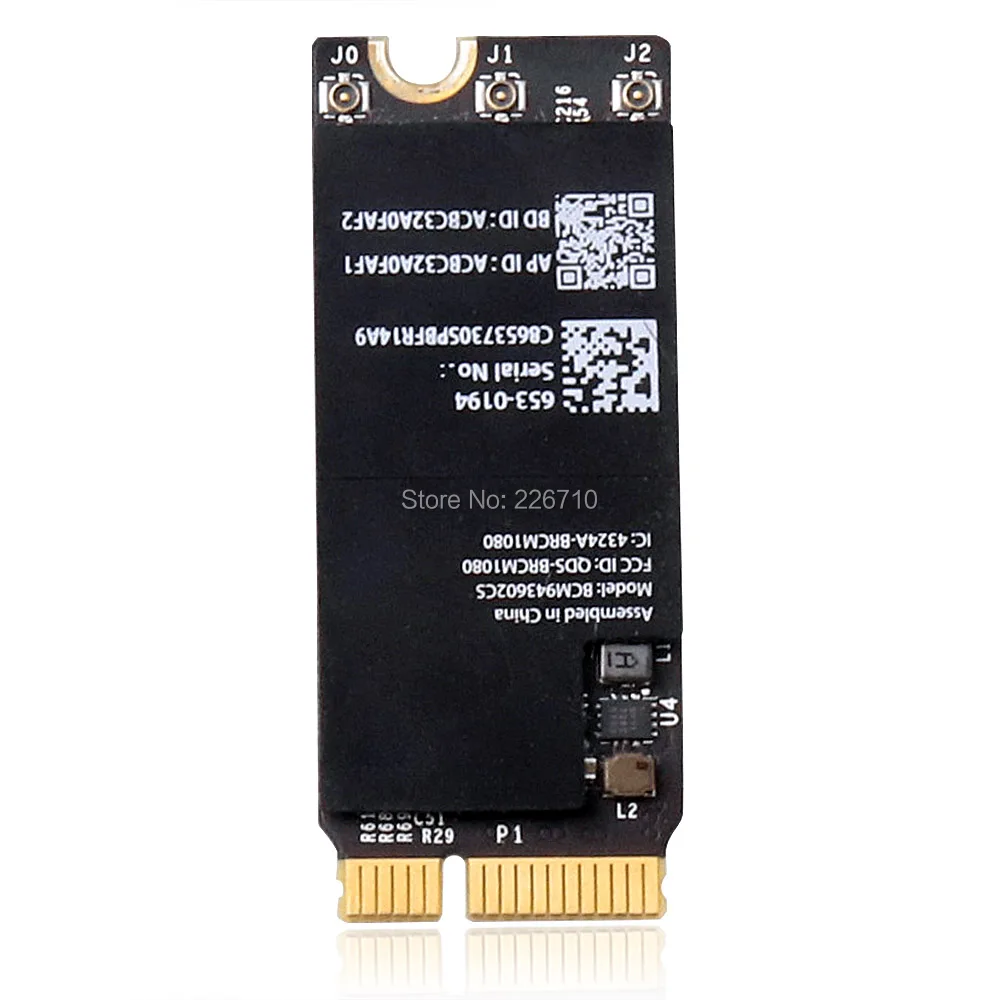 Карта BCM943602CS Wifi 802.11ac беспроводная связь Bluetooth 4 0 Мбит/с карта для Pro Retina A1425 A1502 A1398