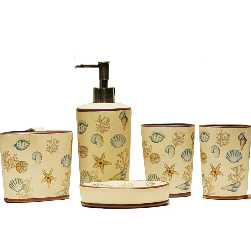 Популярные творческие аксессуары для ванной комнаты Набор Мыла диспенсер зубная