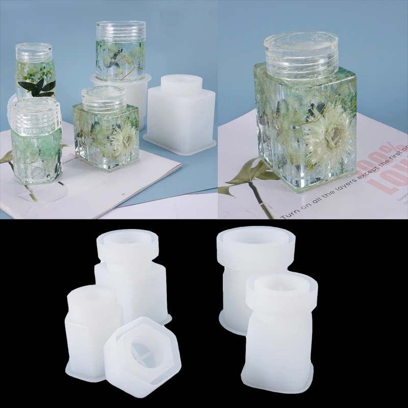 4 типа формы для бутылок из смолы флакон дрифта силиконовые инструменты чехол