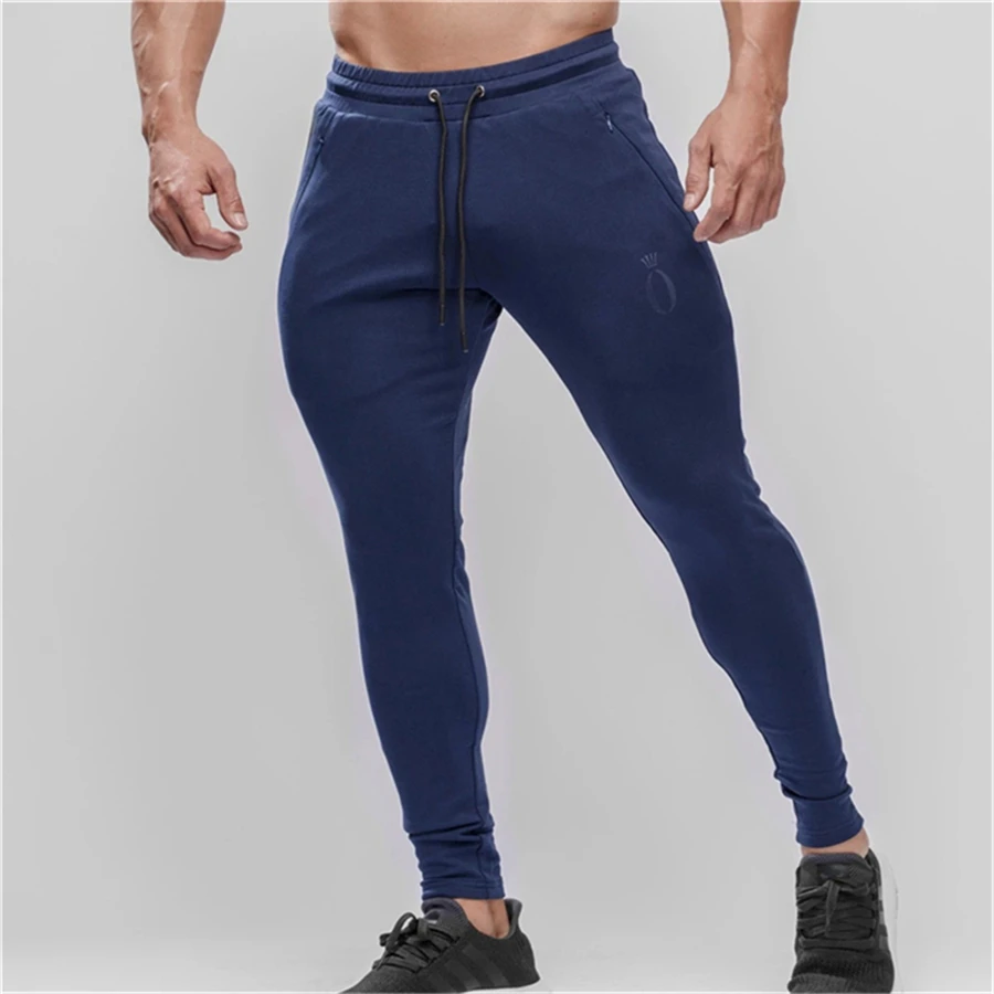 Для мужчин s повседневные брюки для пробежек Фитнес спортивная одежда спортивные