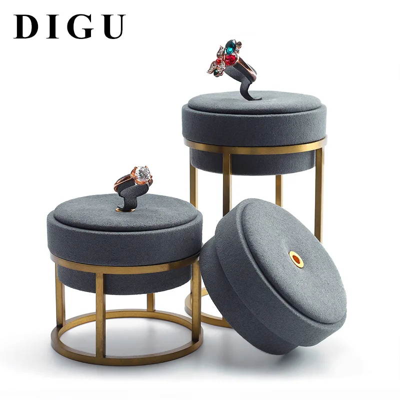 Metal jewelry props display shelf base ring bracelet necklace store jewelry display props set