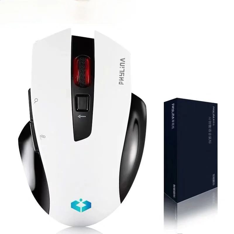 

1600dpi AI artificial intelligence Intelligent Mouse Voice Into Text 2.4GHZ Wireless Rechargeable MICE with USB for Game Office