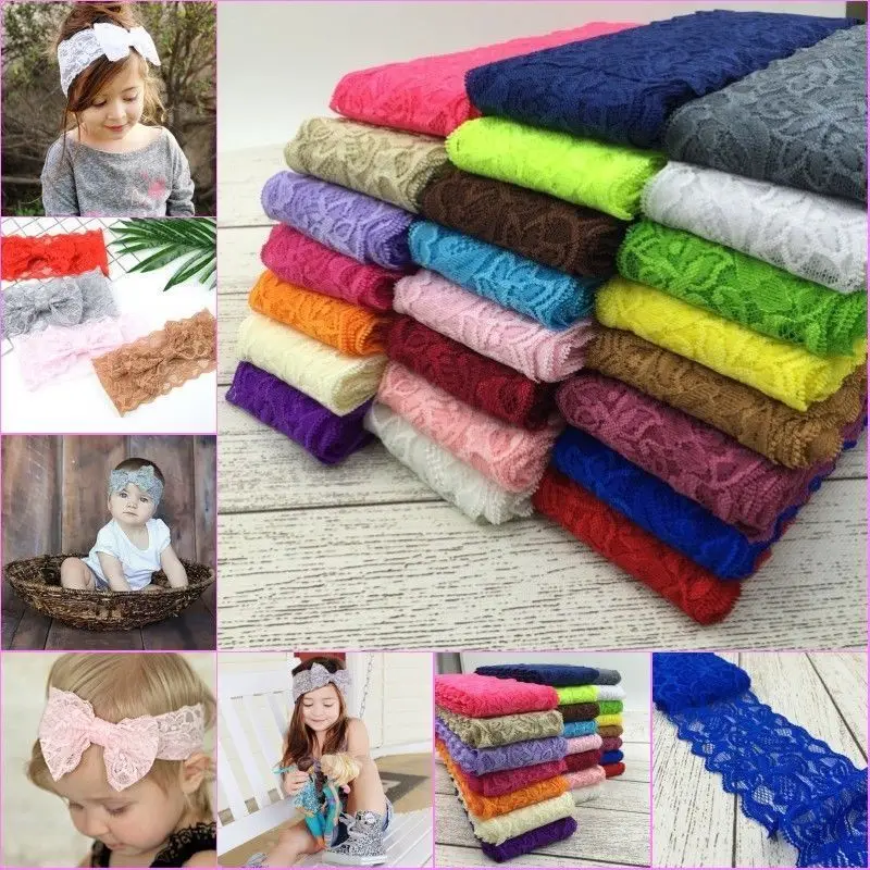 

1M Elastic Lace Trim Flower Stretch Ribbon Sewing Strap Dress Skirt Clothes Decor DIY Handicrafts