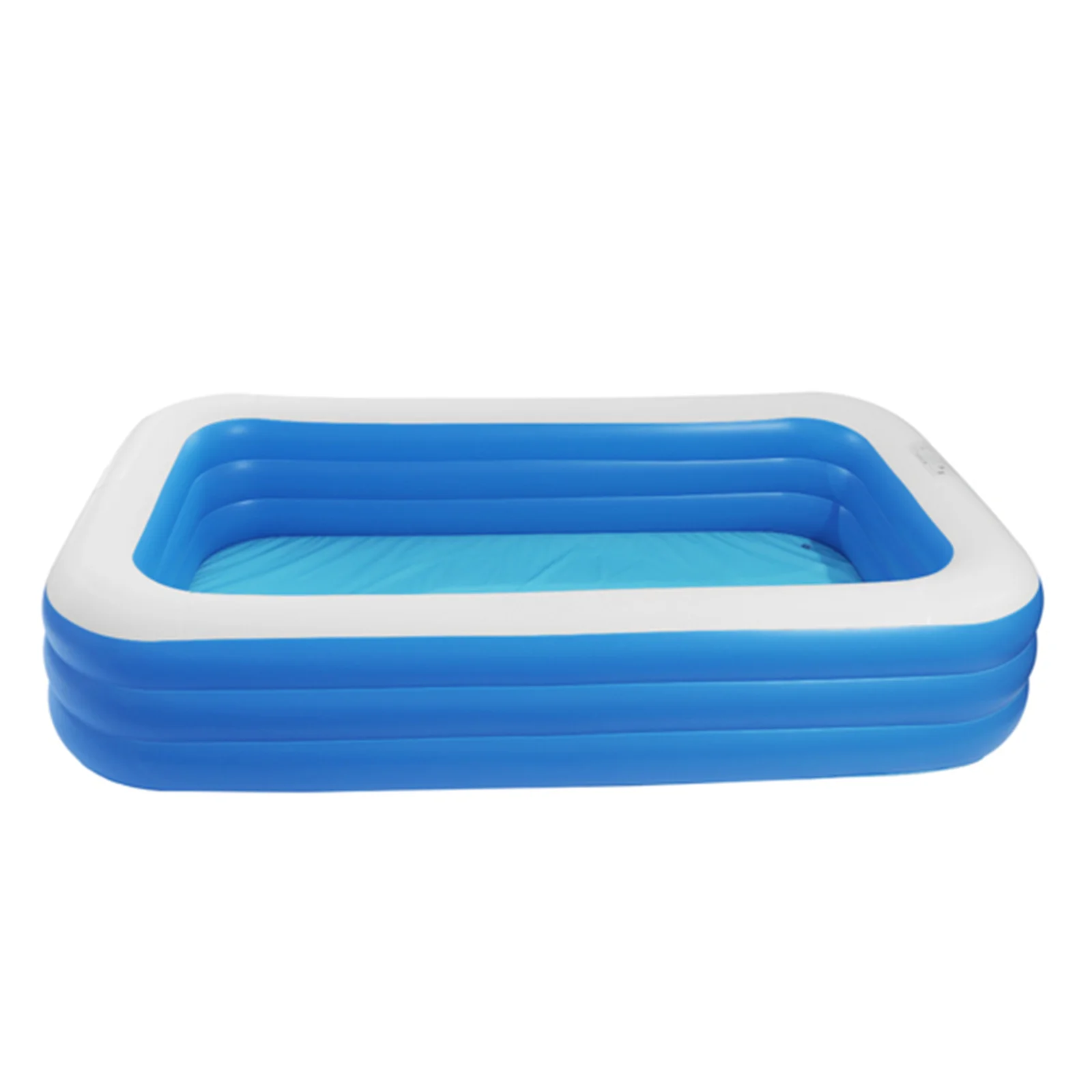 

120" x 72" x 22" Inflatable Swimming Pool - Wall Thickness 0.4mm Blue Paddling Pool