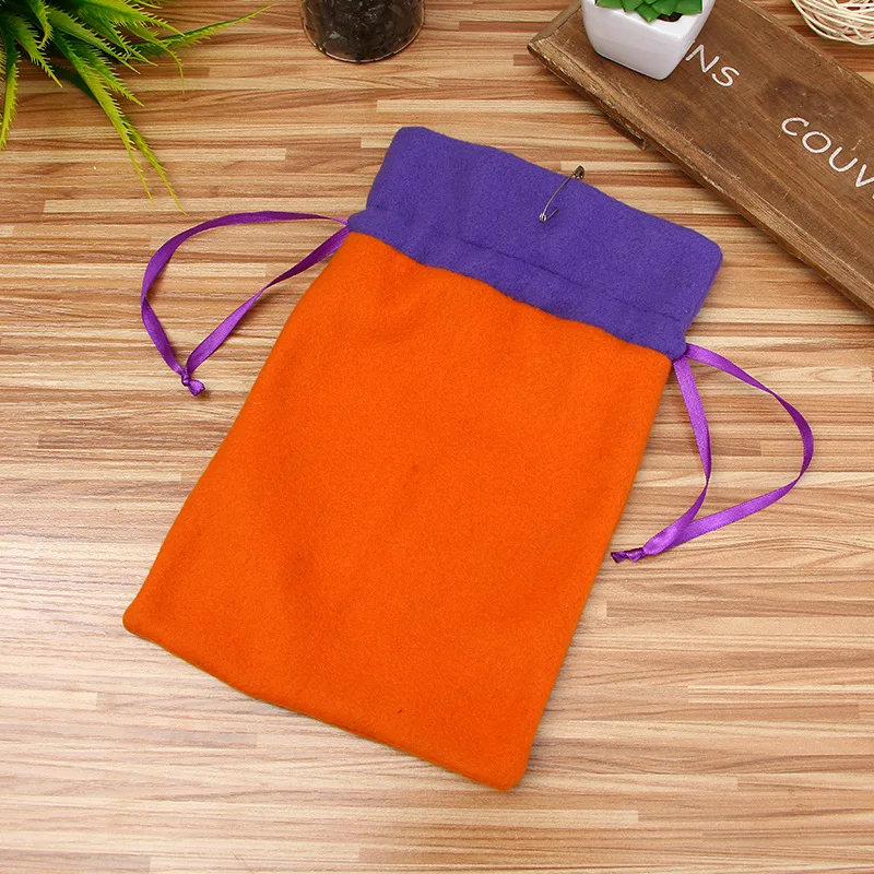 Сумка для конфет из матовой ткани на шнурке Хэллоуина | Дом и сад