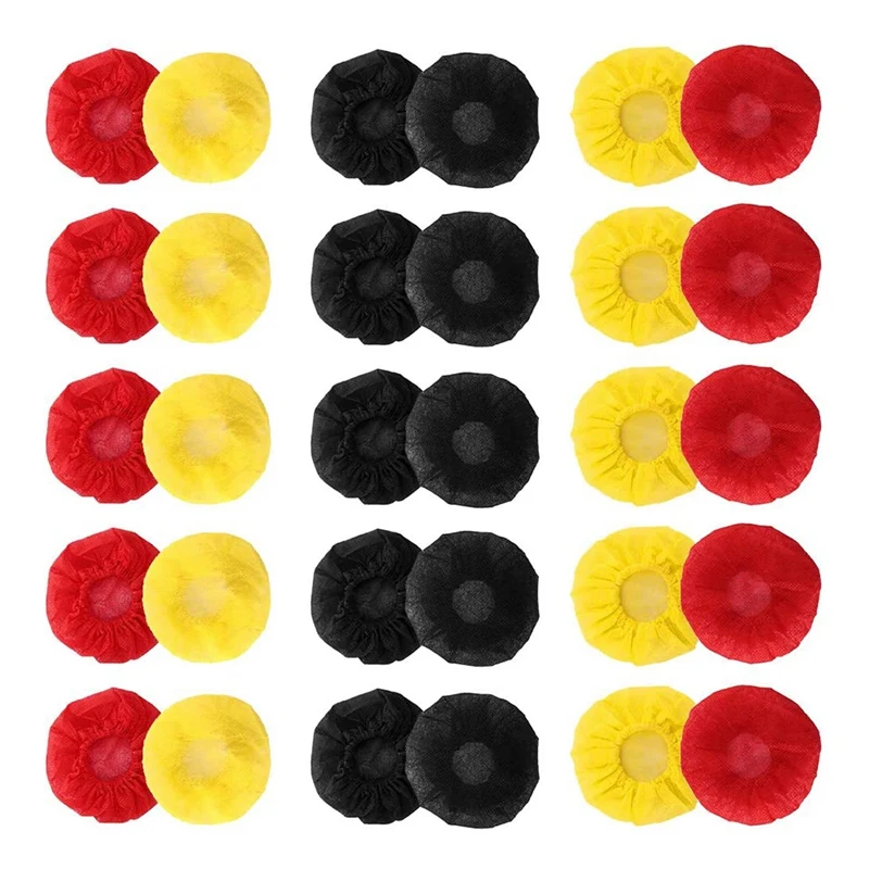 

300 Pcs Disposable Microphone Cover Non-Woven Microphone Cover Windshield for Recording Studio, KTV, Stage Performance