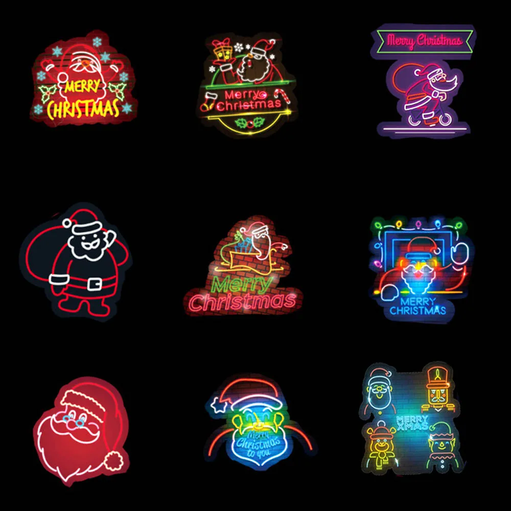 Дети 50 шт красочные рождественские наклейки ПВХ мультфильм снеговик