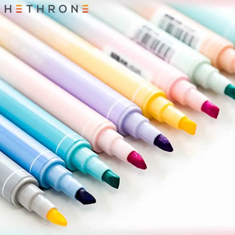 5 шт. двусторонние фломастеры для рисования Перманентная краска | Канцтовары