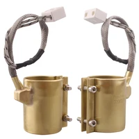 dernord 220v 280w 130w 2pcs electric copper barrel brass band heater for extruder