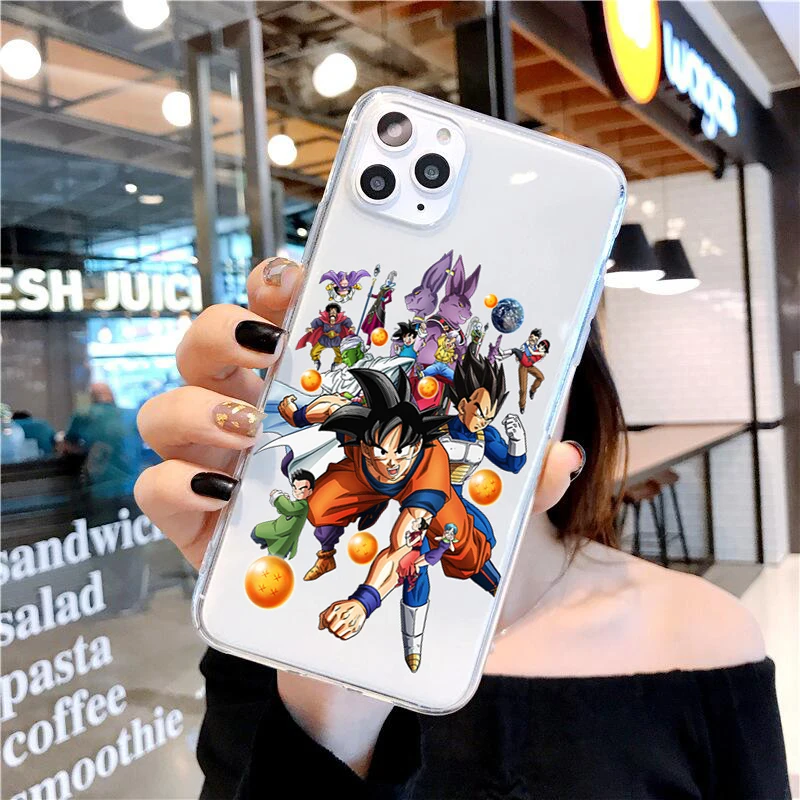 Чехол для телефона Dragon Ball DragonBall z мягкий чехол из ТПУ IPhone 11Pro Max Goku 6 6S 7 8Plus X Xr Xs |