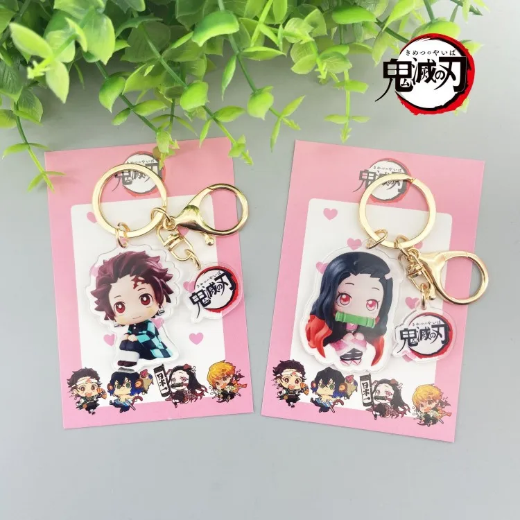 Новинка 2020 брелок с лезвием призрака подвеска мультяшная версия Q из трех частей