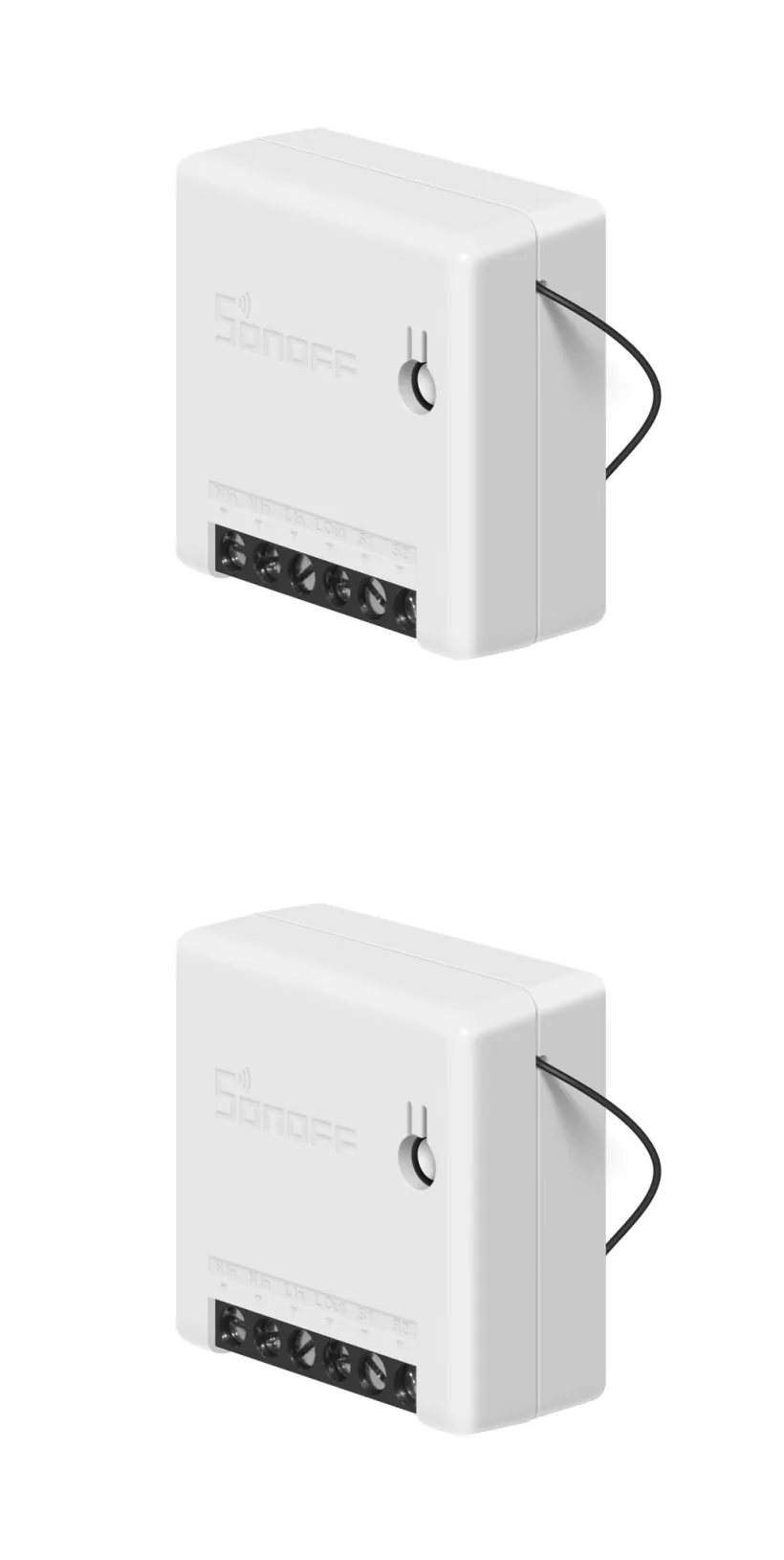 2 pcs Sonoff Мини DIY приложение умный пульт дистанционного управления таймер расписание голосовое включение статус DIY Режим двухсторонний Wifi умный переключатель умный дом - Комплект: 2 pcs