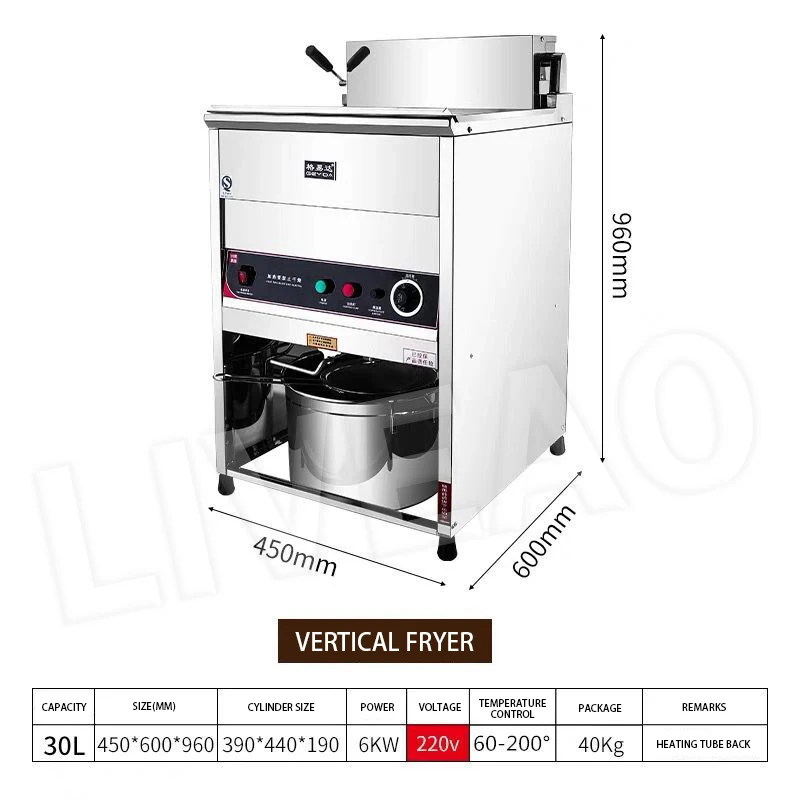 Промышленная фритюрница с контролем температуры машина для жарки курицы масла