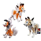 Плюшевая кукла Pokemon Lycanroc, рок-собака Evolution Edition, день и сумерки, стоящая и сидя, игрушечная кукла, детские подарки