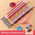 1 шт., акриловые карандаши для детей, детей и студентов, без заточки, замена головы ручки и повтор