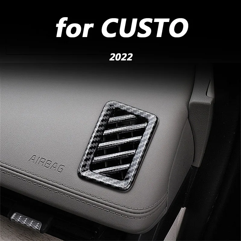 

Для Hyundai CUSTO 2022 аксессуары для украшения интерьера автомобиля ABS патч-панель приборной панели воздушные выходные блестки 2 шт.